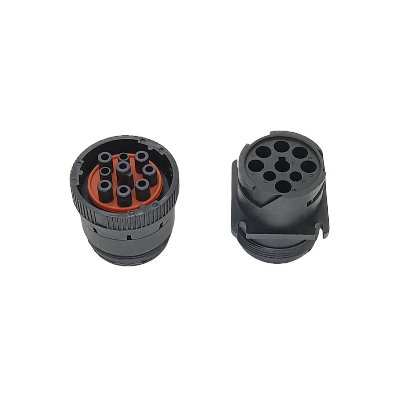 J1939 9Pin Type2 Black Truck Connector