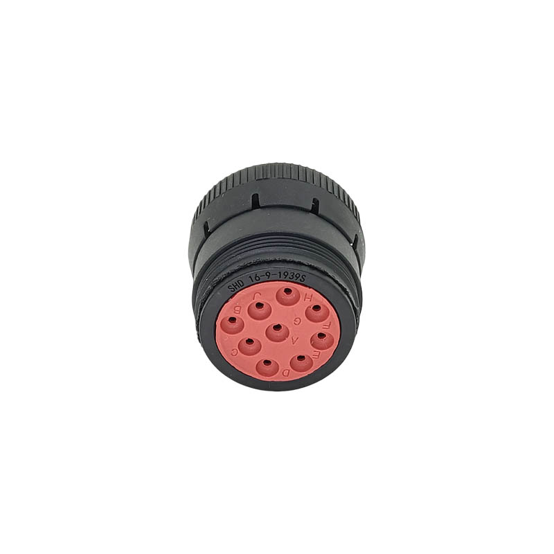 J1939 9Pin Type2 Black Truck Connector