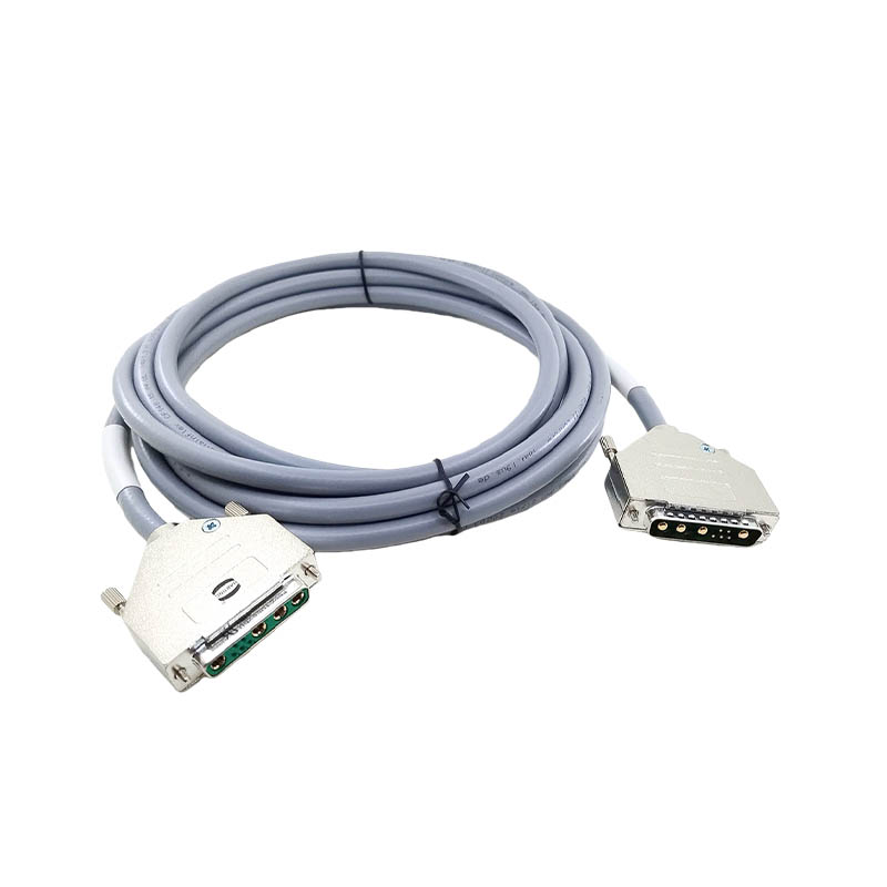 Custom Industrial Wiring harness DB9W4 Male to Female Connection Cable High Flexibility Shielded RST MOTOR Power Exrension Cable,4M