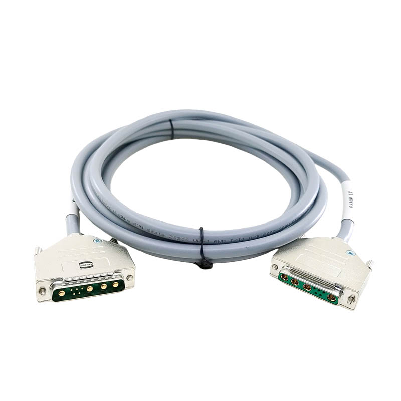 Custom Industrial Wiring harness DB9W4 Male to Female Connection Cable High Flexibility Shielded RST MOTOR Power Exrension Cable,4M