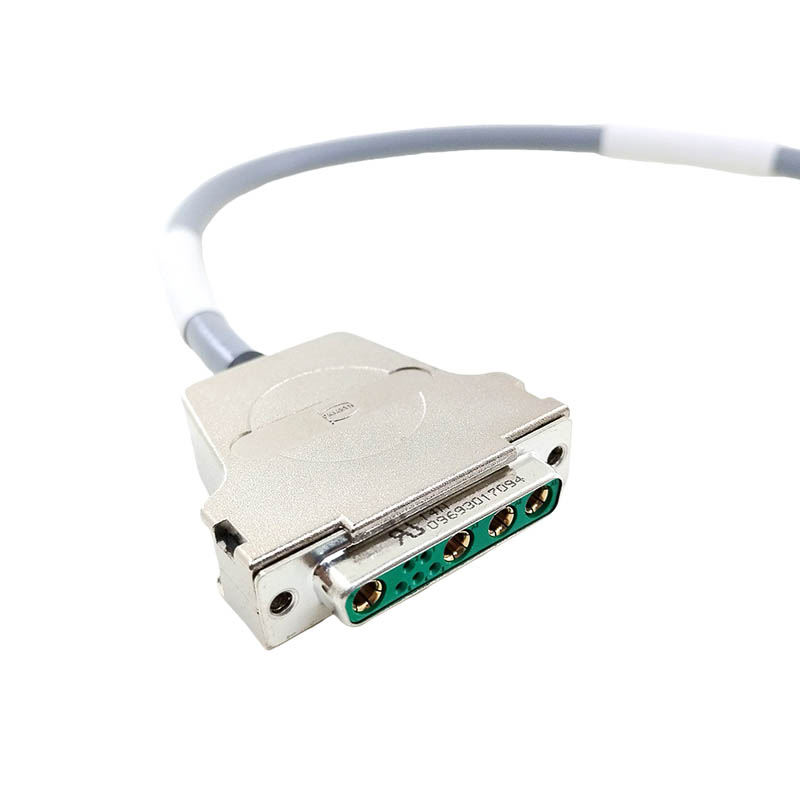 Harting Industrial Wiring harness DB9W4 Female to Open Connection Cable 50cm Length RST MOTOR Power Cable,50cm Length