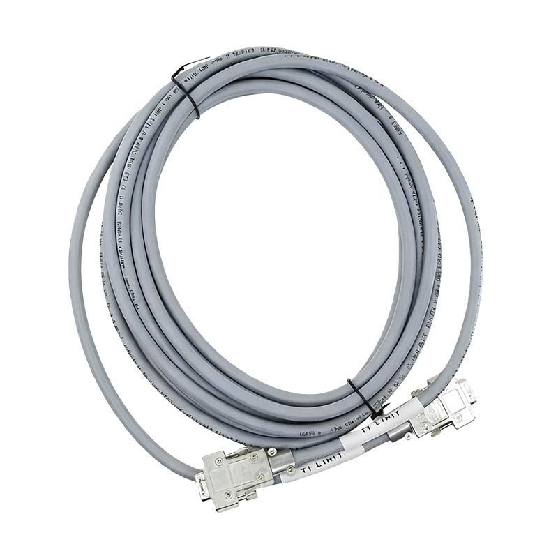 Harting Limit Extension Cable CNC Aluminum Connector DB9 Female To DB9 Male Connection Cable 5M Length Custom Industrial Wire Harness