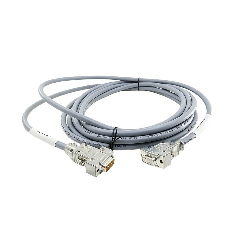 Harting Limit Extension Cable CNC Aluminum Connector DB9 Female To DB9 Male Connection Cable 5M Length Custom Industrial Wire Harness