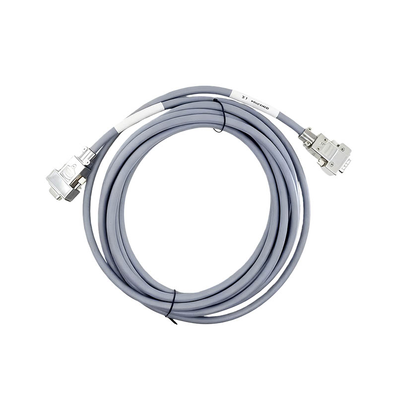 Harting CNC Aluminum Alloy Connector DB9 Male To Female Hall Cable 5M Length Industrial Wire Harness