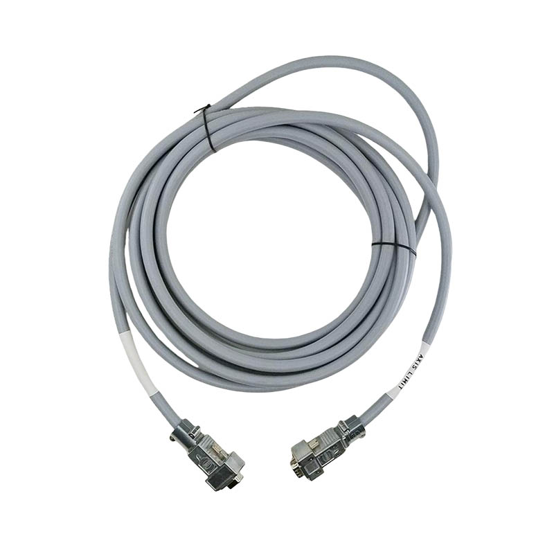 Harting Limit Extension Cable CNC Aluminum Connector HDB15 Female To HDB15 Male Connection Cable 5M Length Custom Industrial Wire Harness