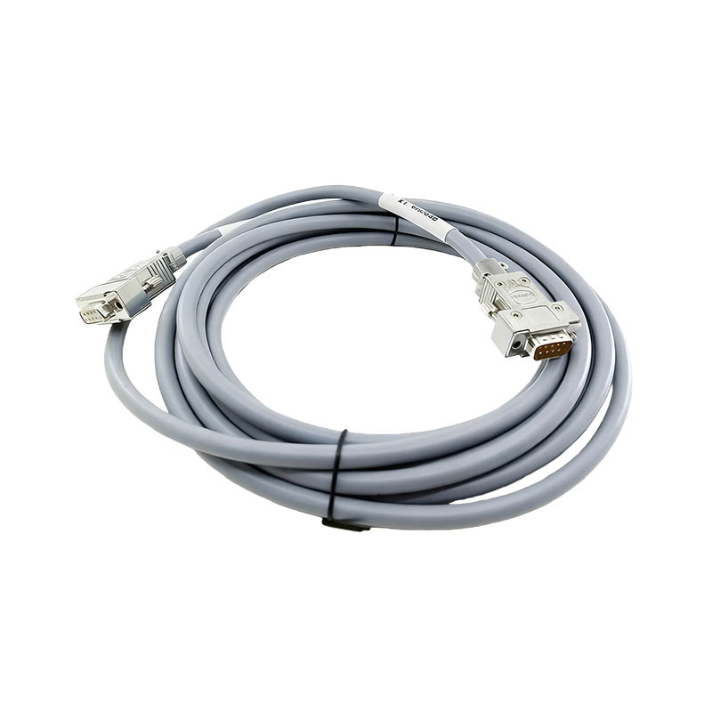 Harting CNC Aluminum Alloy Connector DB9 Male To Female Hall Cable 5M Length Industrial Wire Harness